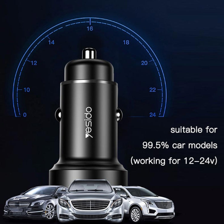 Yesido Y42 PD+QC3.0 Car Charger Cigarette Lighter 42W Fast Charger ÎҵÄÉ̵ê