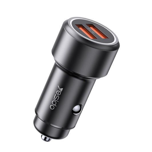 Yesido Y43 Dual USB Port Car Fast Charger Cigarette Lighter 36W Car Charger ÎҵÄÉ̵ê