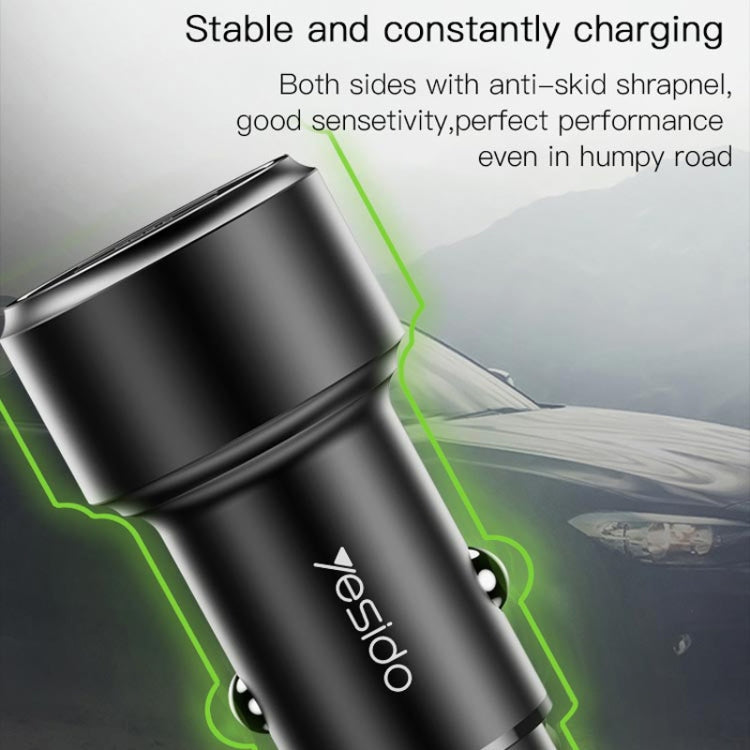 Yesido Y43 Dual USB Port Car Fast Charger Cigarette Lighter 36W Car Charger ÎҵÄÉ̵ê