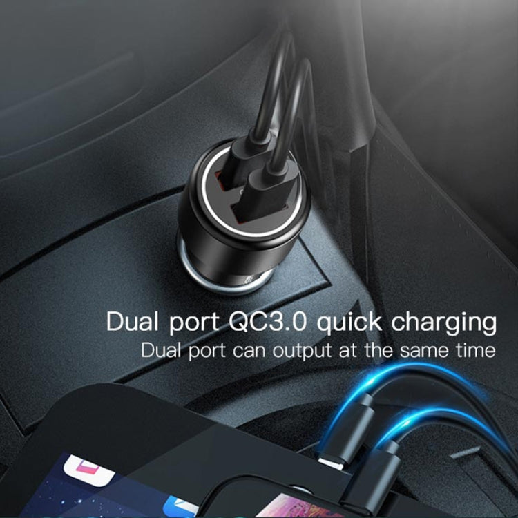 Yesido Y43 Dual USB Port Car Fast Charger Cigarette Lighter 36W Car Charger