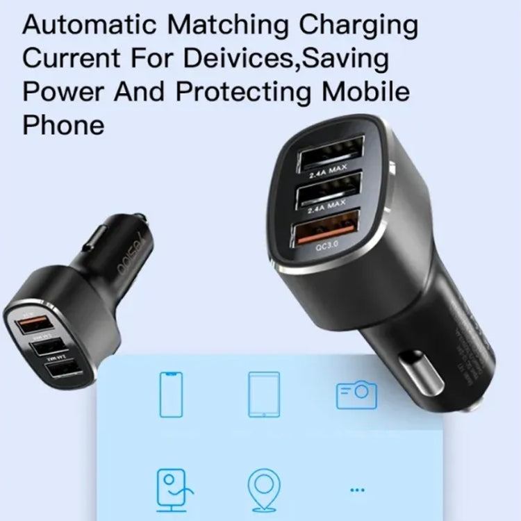 Yesido Y46 42W 3 USB Port Car Fast Charger