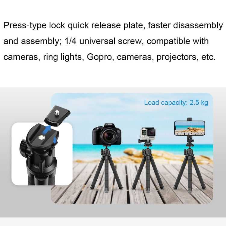 APEXEL APL-JJ025 Camera Mobile Phone Outdoor Selfie Live Lazy Bracket Multifunctional Octopus Tripod