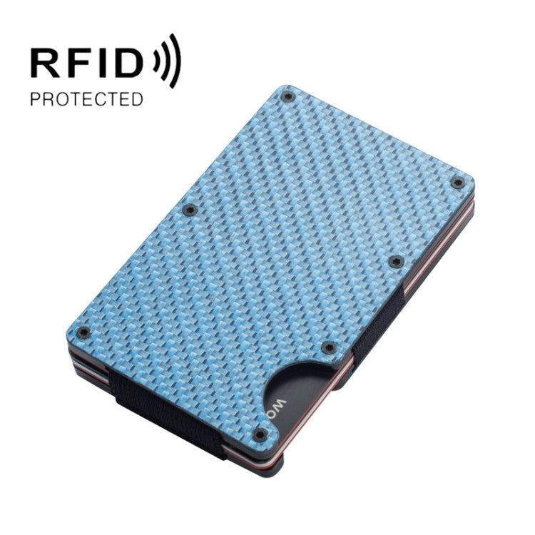 RFID Carbon Fiber Metal Card Holder Multifunctional  Anti-theft Credit Card Box My Store