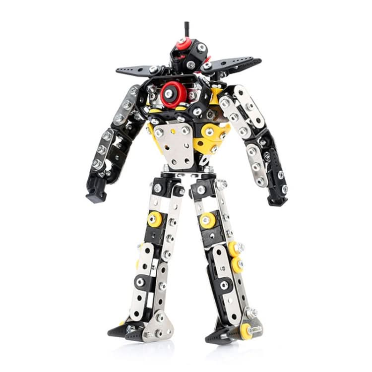 High Difficulty Assembly Building Block Toys Handmade Assembly Robot Metal Model Reluova