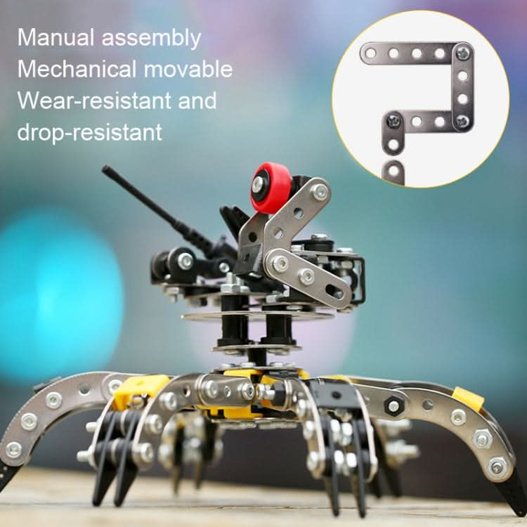 High Difficulty Assembly Building Block Toys Handmade Assembly Robot Metal Model Reluova