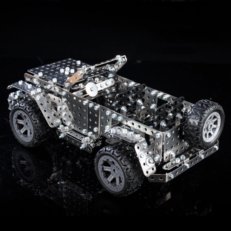 Assembly Off-Road Vehicle Intelligence Manual Assembly Toy Machinery Building Metal Model