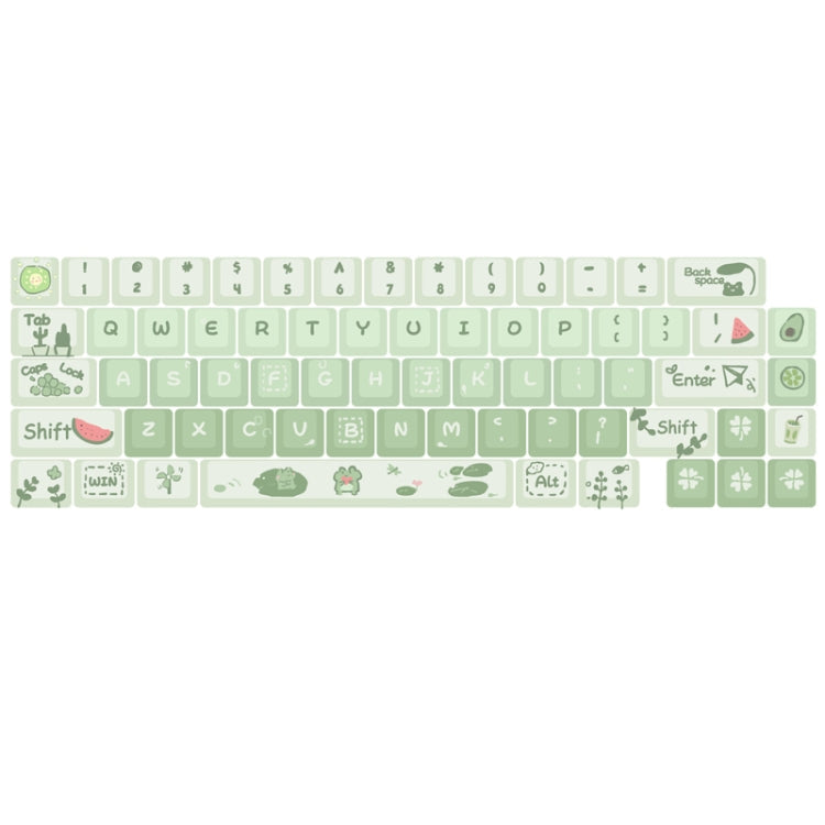 66 Keys 5-sided Heat Rise PBT Personalized Keycaps My Store