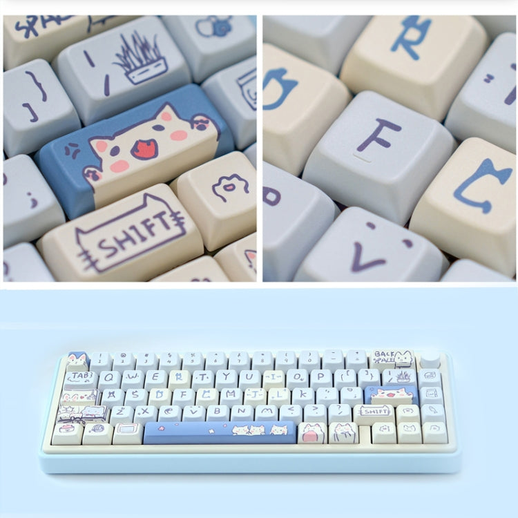 66 Keys 5-sided Heat Rise PBT Personalized Keycaps My Store