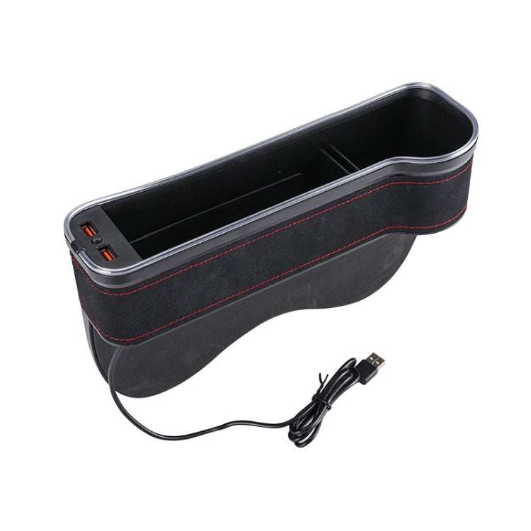 Car Central Control Seat Gap Storage Box with Dual USB Ambient Lights ÎҵÄÉ̵ê