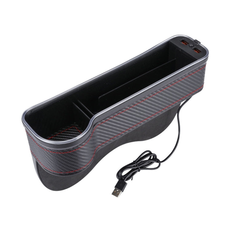 Car Central Control Seat Gap Storage Box with Dual USB Ambient Lights ÎҵÄÉ̵ê