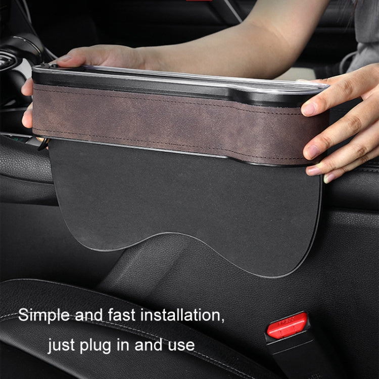 Car Central Control Seat Gap Storage Box with Dual USB Ambient Lights ÎҵÄÉ̵ê