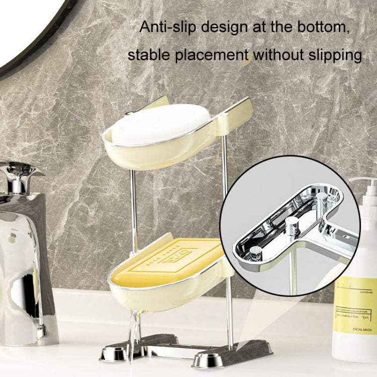 Household Soap Drain Box Bathroom No-Punch Shelves