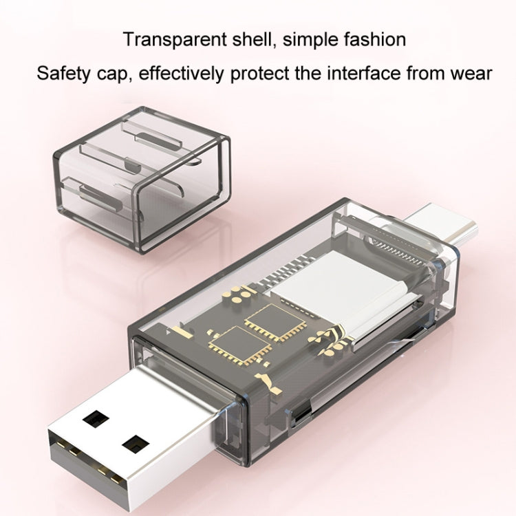 USB+TYPE-C SD/TF/OTG Computer U Disk Card Reader My Store