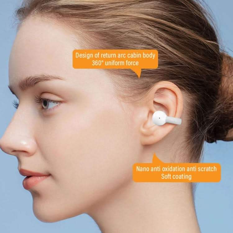 Ear Clip Type With Charging Warehouse Touch Bone Conduction Bluetooth Earphone