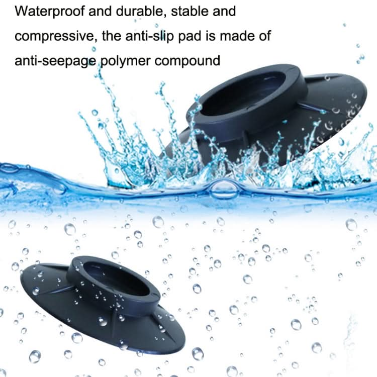 4pcs Universal Washing Machine Non-slip Mat Mute Anti-moving Fixed Base Shock-absorbing Pad