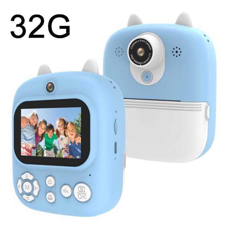 1200W Pixel  2.4 Inch Display Children Print Instant Camera