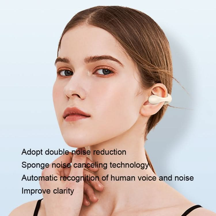 Dual Ear Bone Conduction Wireless Bluetooth Earphones Ear Clip Wear Mini Sport