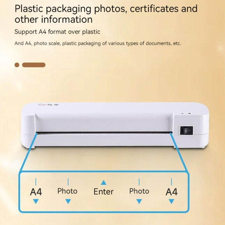 A4 Hot Cold Laminator Machine Photo Documents Hot Lamination