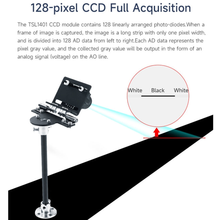 Yahboom Single Column CCD Camera Module Linear Array Sensor