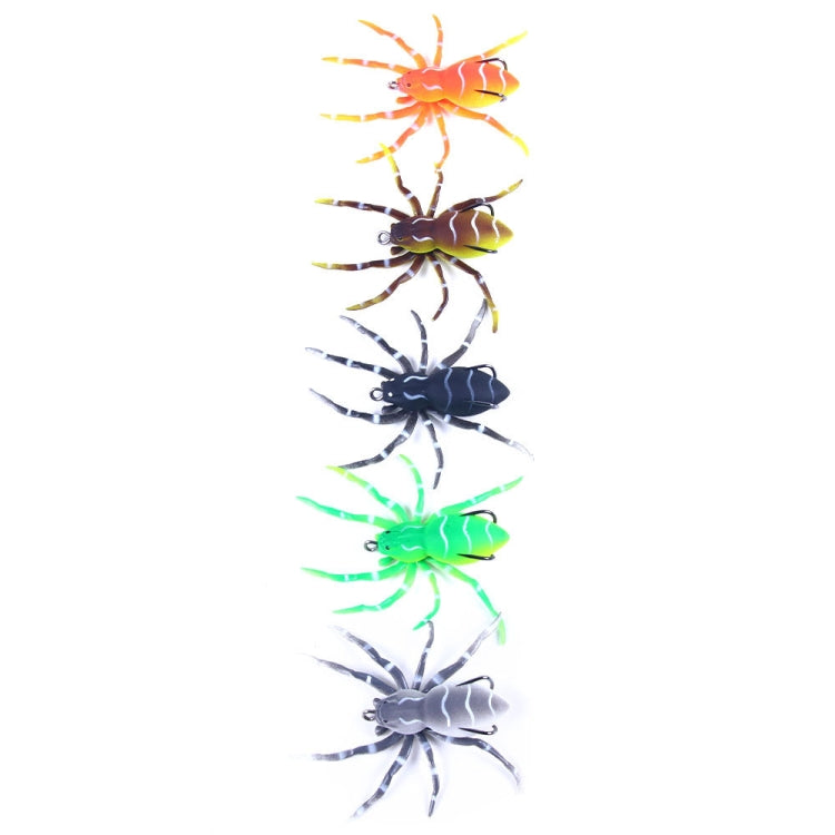 HENGJIA 8cm 7g Lua Spider Soft Bait Bionic Mimic Bait Reluova