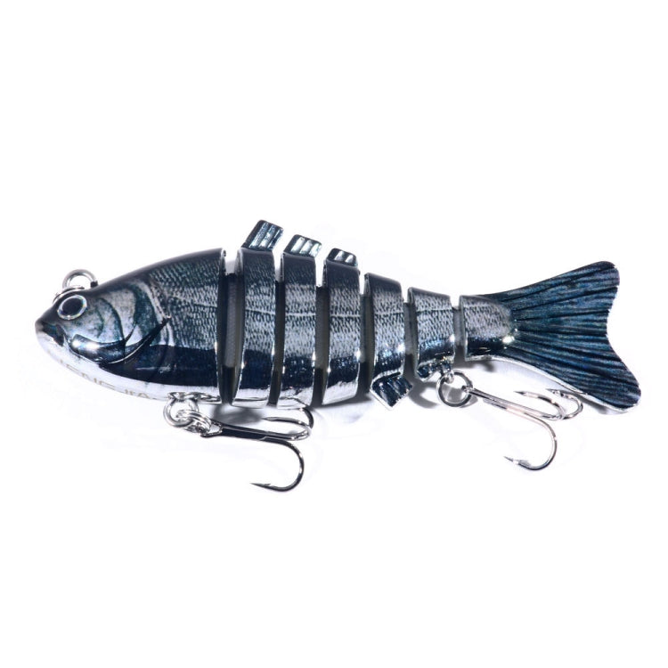 HENGJIA 10cm 24g Bionic Multi-Section Fish Bait Plastic Electroplating Fake Bait Reluova