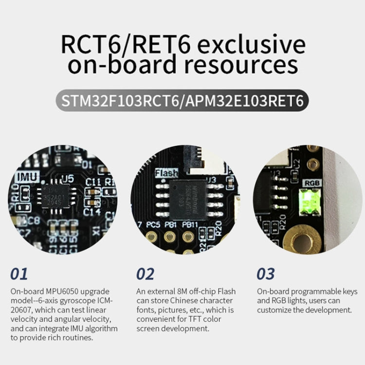 Yahboom MCU RCT6 Development Board STM32 Experimental Board ARM System Core Board Reluova