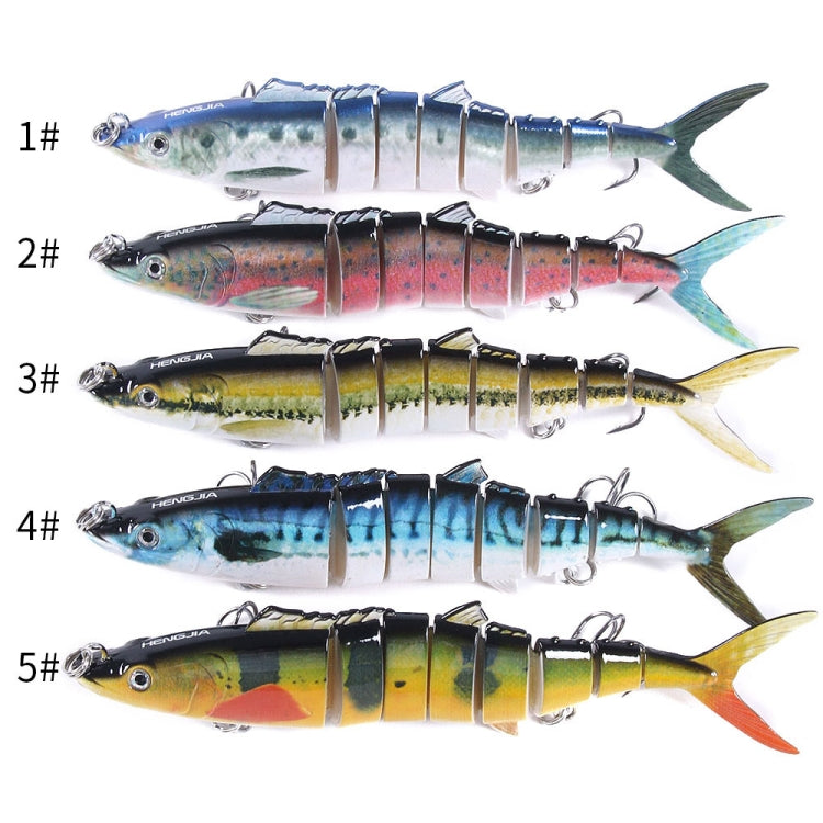 HENGJIA 17.8cm 38g 8 Section Fish Fake Bait