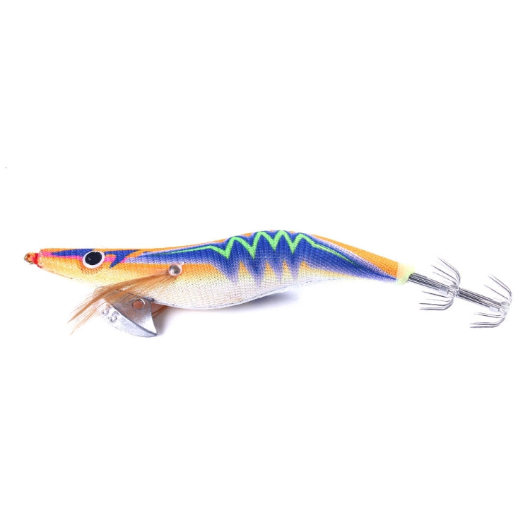 HENGJIA 14cm 20g Night Light Wood Shrimp Fake Bait Squid Hook Luya Bait