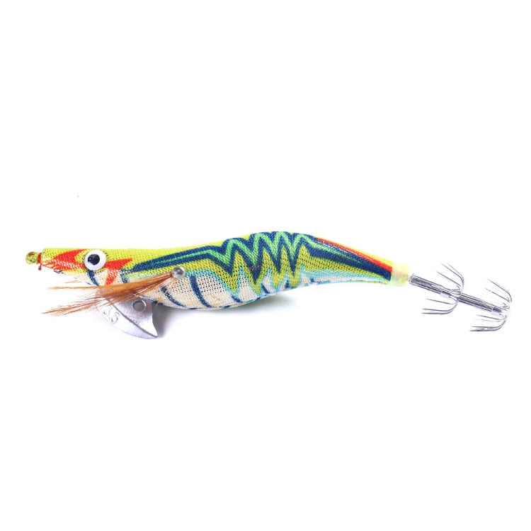 HENGJIA 14cm 20g Night Light Wood Shrimp Fake Bait Squid Hook Luya Bait