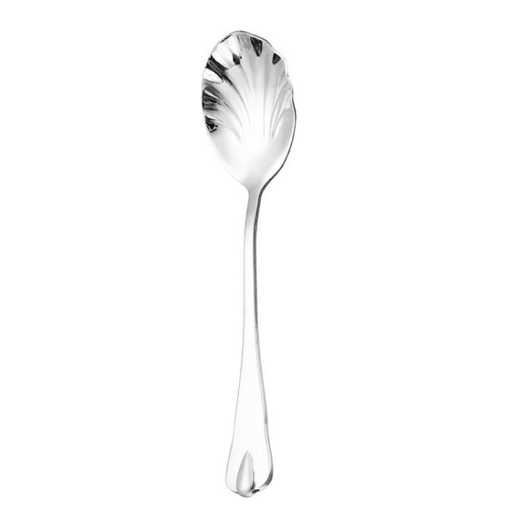 Stainless Steel Water Droplet Shell Spoon Ice Cream Spoon Coffee Mixing Spoon Reluova