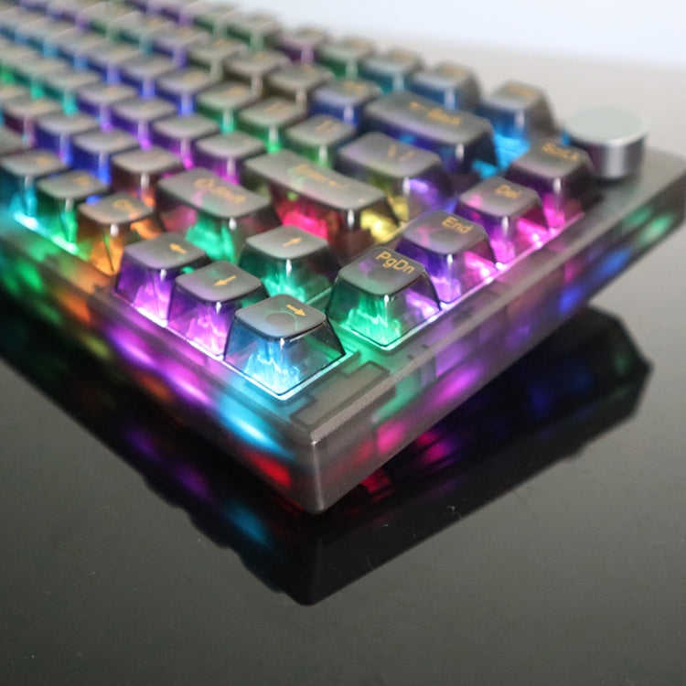 130 Keys MDA Height Mechanical Keyboard Transparent Keycap