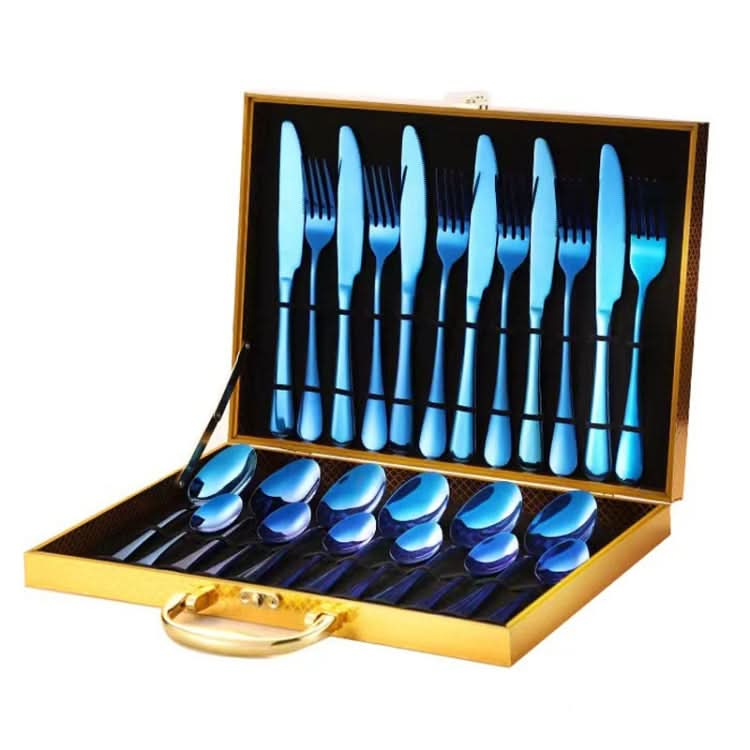 24pcs/set Boxed Stainless Steel Cutlery Knife, Fork and Spoon Cutlery Set-Reluova