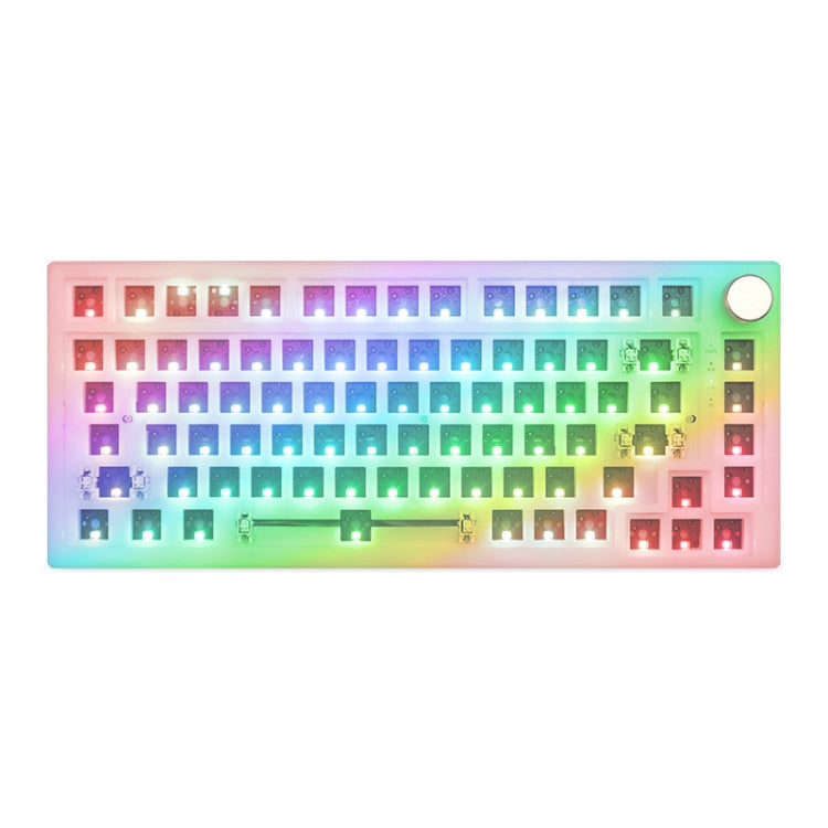 82 Keys Bluetooth Wireless 3-mode RGB Hot-plug Customized Mechanical Keyboard Kit