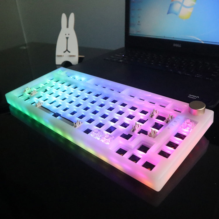 82 Keys Bluetooth Wireless 3-mode RGB Hot-plug Customized Mechanical Keyboard Kit