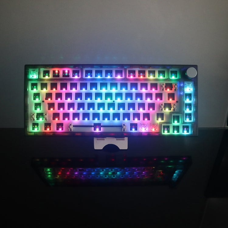 82 Keys Bluetooth Wireless 3-mode RGB Hot-plug Customized Mechanical Keyboard Kit My Store