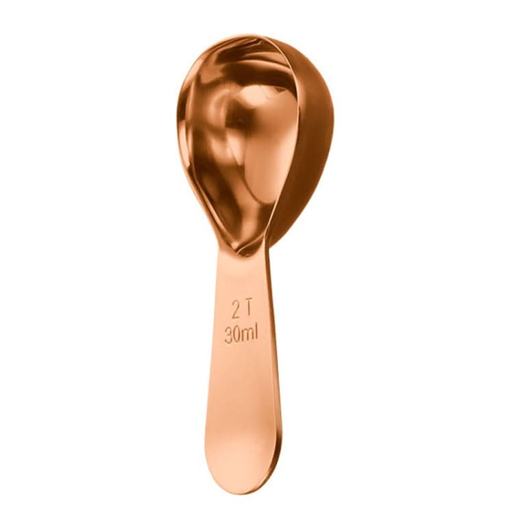 30ml 304 Stainless Steel Thickened Coffee Spoon With Scale Measuring Bean Spoon-Reluova