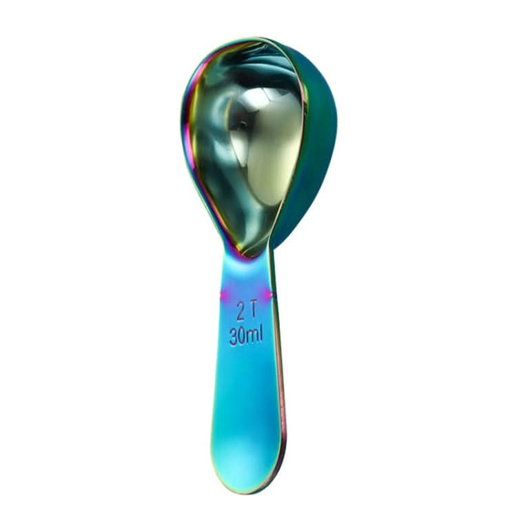 30ml 304 Stainless Steel Thickened Coffee Spoon With Scale Measuring Bean Spoon-Reluova