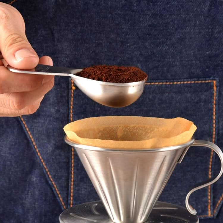 30ml 304 Stainless Steel Thickened Coffee Spoon With Scale Measuring Bean Spoon-Reluova