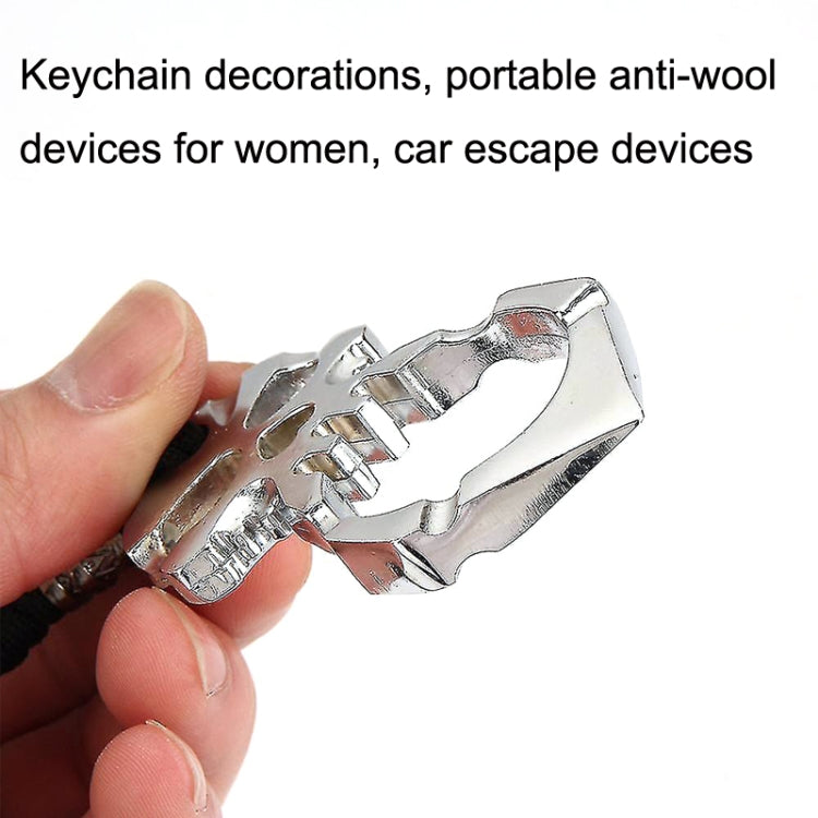 Rose Thorn Single Finger Buckle Self-defense Broken Window Keychain