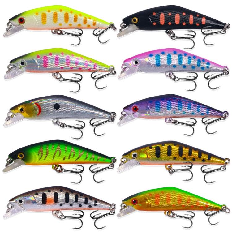 HENGJIA 5.7cm 3.4g Microbe Road Lures Slow Sinking Minnow Fake Bait