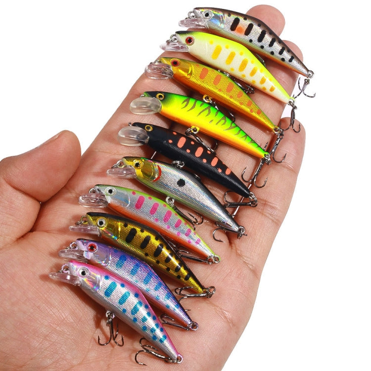 HENGJIA 5.7cm 3.4g Microbe Road Lures Slow Sinking Minnow Fake Bait