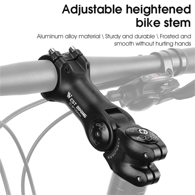 WEST BIKING Mountain Bike Adjustable Handlebar Angle Riser Handlebar Lift Accessories