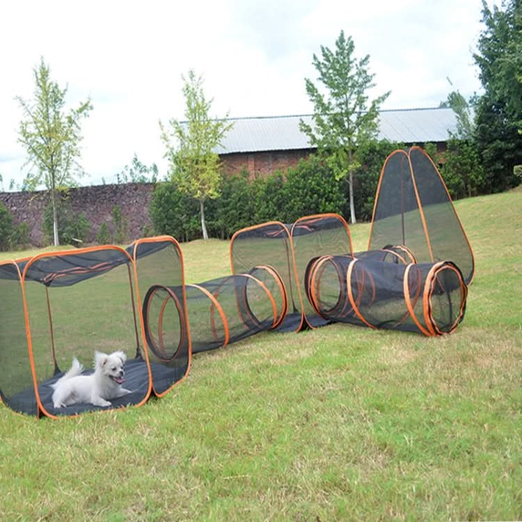 6-in-1 Cat Tent with Tunnel Portable Playpen Play Tents for Indoor and Outdoor - Reluova