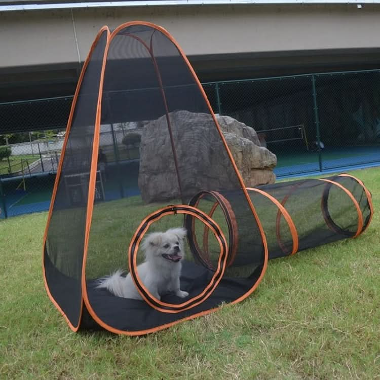 6-in-1 Cat Tent with Tunnel Portable Playpen Play Tents for Indoor and Outdoor - Reluova