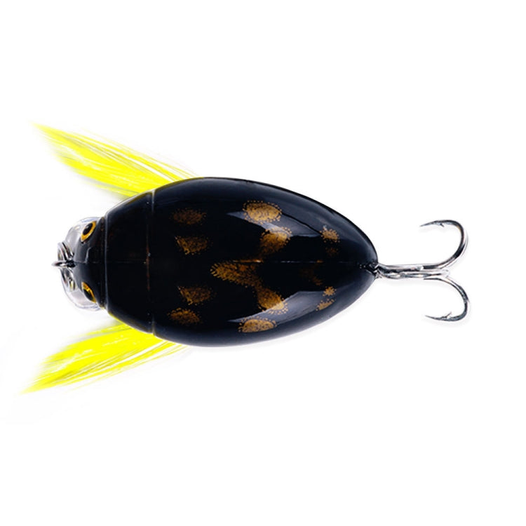 HENGJIA Insect Floating Water Bionic Bait Beetle Water Surface Bass Tap Fake Bait Reluova