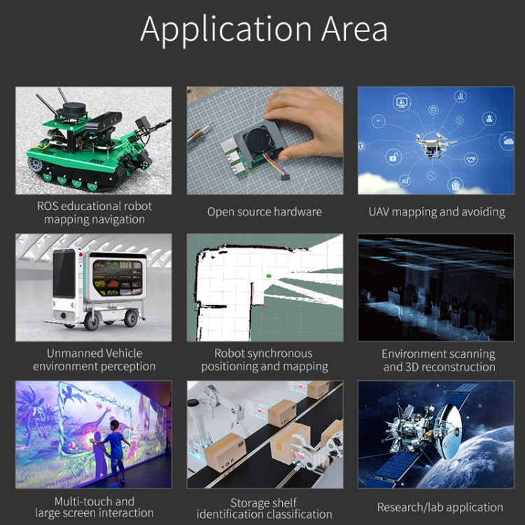 Yahboom Lidar ROS2 Robot SLAM Mapping Navigation Ranging TOF