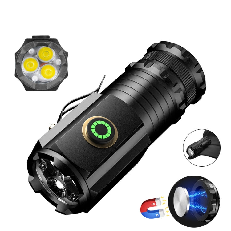 3 LED Mini Flashlight Rechargeable Waterproof 2000LM Super Bright Torch My Store