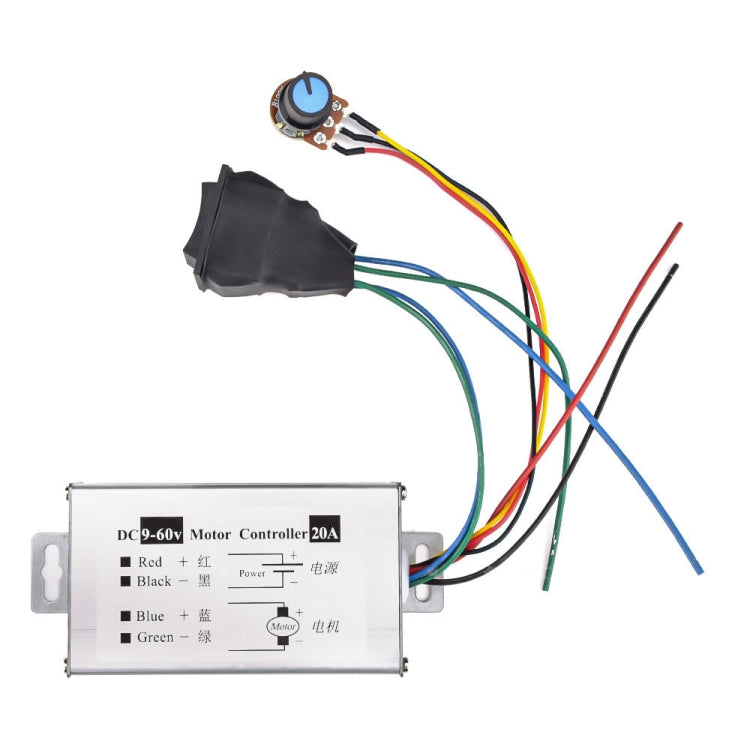 20A Forward And Reverse DC Speed Regulator 9-60V Pulse Wide Motor Driver PWM Control Board-Reluova