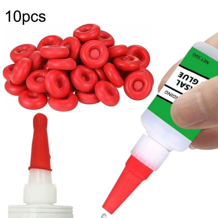 Glass Glue Nozzle Sealing Cap Leak-proof Sleeve Glass Glue Nozzle Protective Sleeve