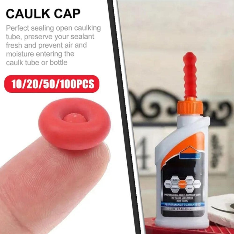 Glass Glue Nozzle Sealing Cap Leak-proof Sleeve Glass Glue Nozzle Protective Sleeve My Store